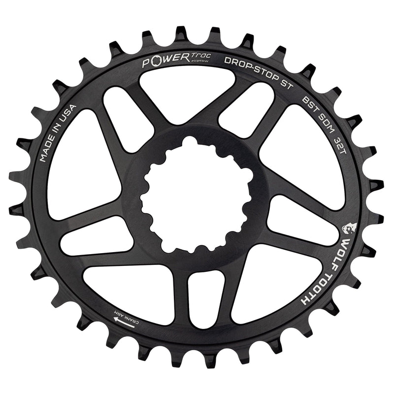 Load image into Gallery viewer, Wolf Tooth Elliptical Direct Mount Chainring - 30t, SRAM Direct Mount, Drop-Stop B, For SRAM 3-Bolt Boost Cranksets, 3mm
