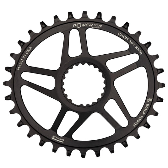 Wolf Tooth Oval Direct Mount Chainrings for Shimano Cranks Drop-Stop ST 36T Boost (3mm Offset)