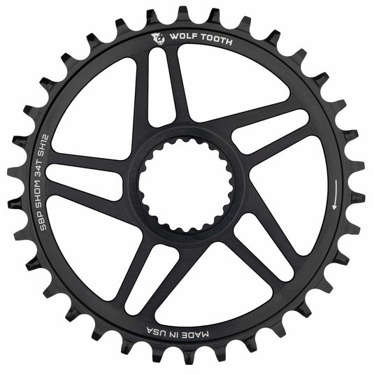 Wolf Tooth Drop-Stop ST 36T Boost Chainring for Shimano XTR/M7100