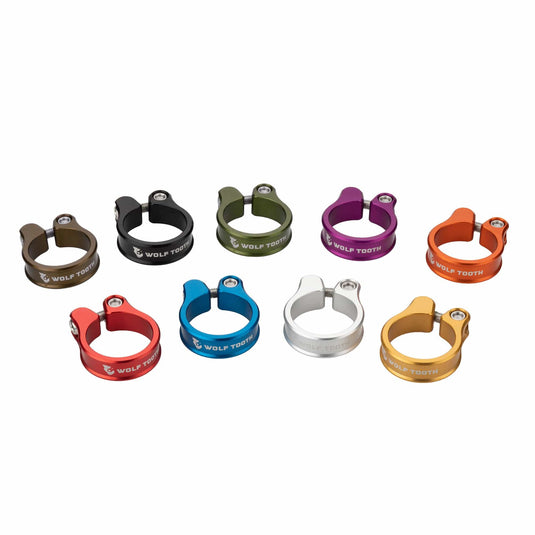 Wolf Tooth 6061 Aluminum Seatpost Clamp - Precision Self-Aligning Design