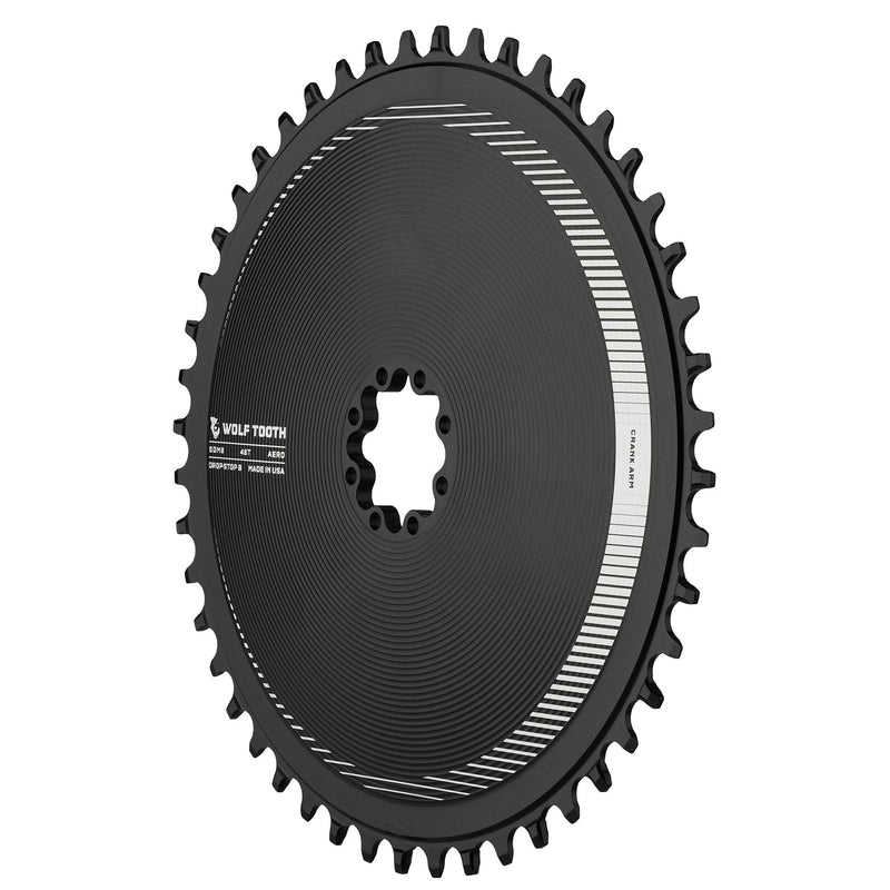 Load image into Gallery viewer, Wolf Tooth Aero Direct Mount Chainring for SRAM 8-Bolt Gravel / Road Cranks Drop-Stop B 48T
