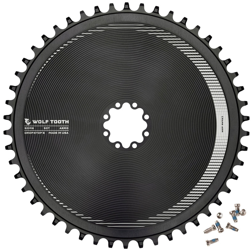 Load image into Gallery viewer, Wolf Tooth Direct Mount Chainring - 36t, SRAM 8-Bolt Direct Mount, 6mm Offset, Drop-Stop ST, Requires 12-Speed HG+
