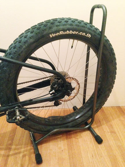 Willworx Fat Rack Adjustable Fat Bike Stand, Graphite, 3.8