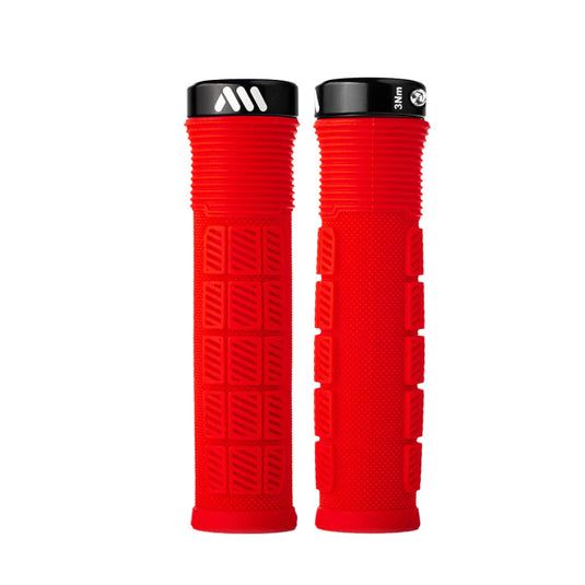 All-Mountain-Style-Rise-Grips-Red-Grips-132mm-Bicycle-Grips