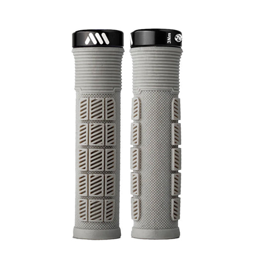 All-Mountain-Style-Rise-Grips-Gray-Grips-132mm-Bicycle-Grips