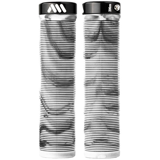 All-Mountain-Style-Barcode-Grips-White-Camo-Grips-132mm-Bicycle-Grips