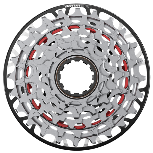 Load image into Gallery viewer, SRAM XX Downhill XS-797 T-Type Cassette - 7-Speed, 10-24t, For XD Driver, Silver
