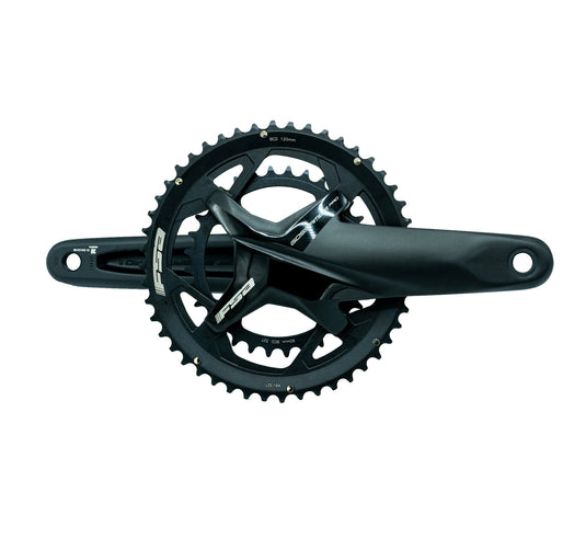 Full Speed Ahead Gossamer Pro Crankset, 2x 46/30T Chainrings, 172.5mm Arm Length,120/90BCD, 386EVO Spindle – Black