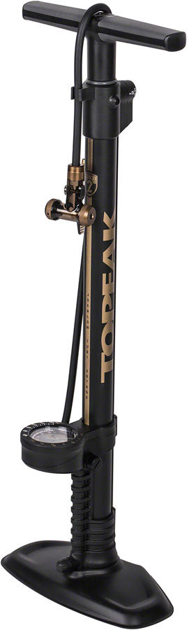 Topeak-JoeBlow-Tubi-2-Stage-Floor-Pump-Floor-Pump-3inch-Analog-Presta-and-Schrader-FLPM0064-Bicycle-Floor-Pump