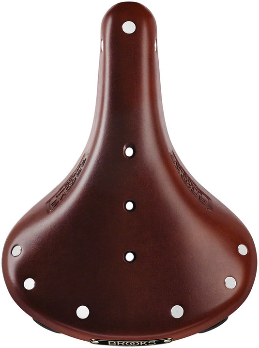 Brooks B17 Short Saddle - Antique Brown 176mm Width Leather Steel Rails
