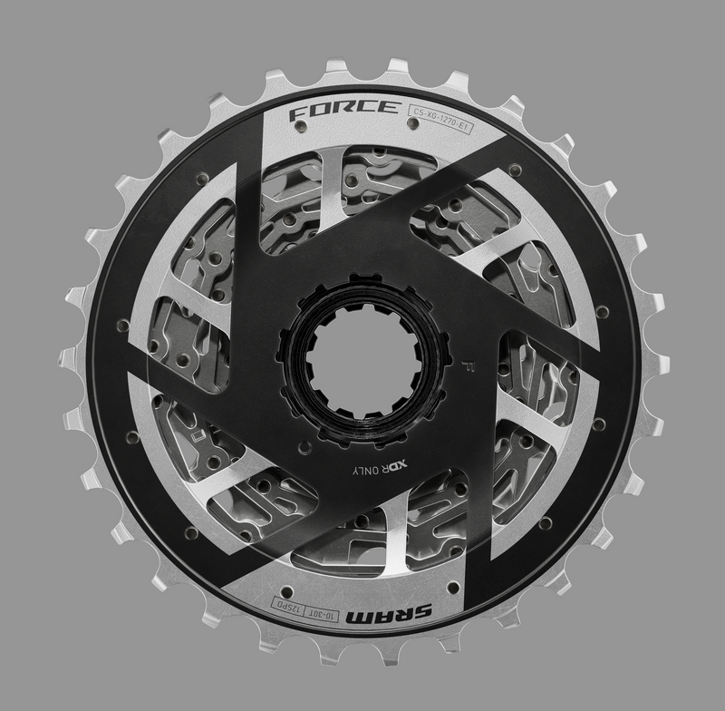 Load image into Gallery viewer, SRAM Force XG-1270 Cassette - 12-Speed, 10-30t, Silver, For XDR Driver Body, E1
