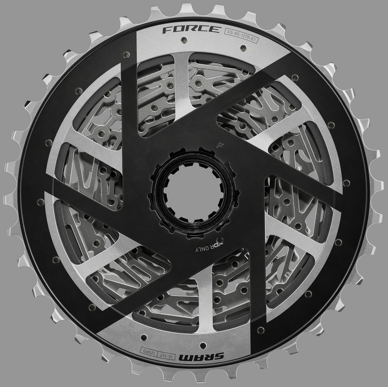 Load image into Gallery viewer, SRAM Force XG-1270 Cassette - 12-Speed, 10-36t, Silver, For XDR Driver Body, E1
