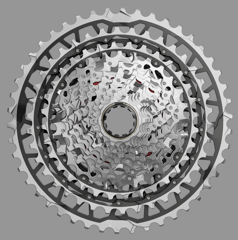 Load image into Gallery viewer, SRAM Force XPLR XG-1371 Cassette - 13-Speed, 10-46t, For XDR Driver, Silver, E1
