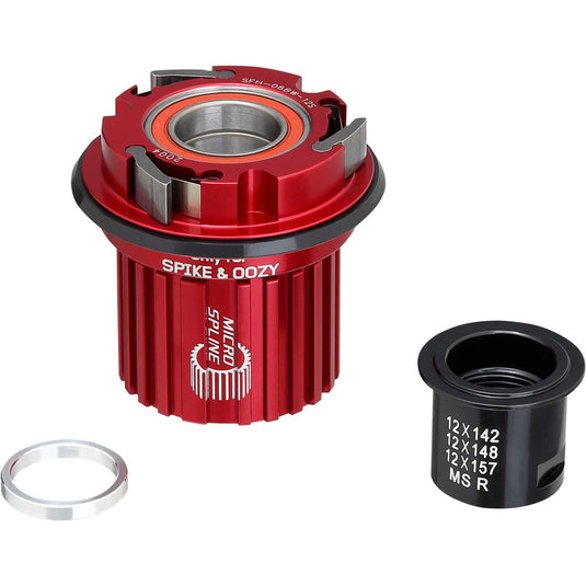 Spank OOZY/SPIKE Microspline Alloy Rear Hub Freehub Body & Spacer